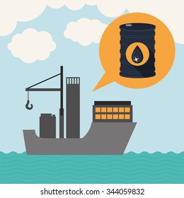 oil and petroleum industry design, vector illustration eps10 graphic 