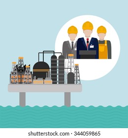 oil and petroleum industry design, vector illustration eps10 graphic 