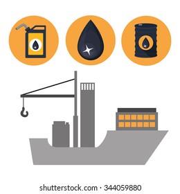 oil and petroleum industry design, vector illustration eps10 graphic 