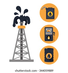 oil and petroleum industry design, vector illustration eps10 graphic 