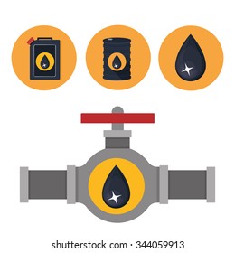 oil and petroleum industry design, vector illustration eps10 graphic 