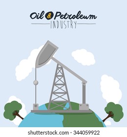 oil and petroleum industry design, vector illustration eps10 graphic 