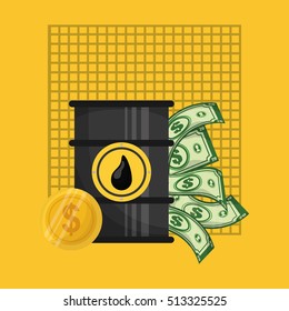 Oil and petroleum industry icon vector illustration graphic design