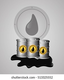 Oil and petroleum industry icon vector illustration graphic design