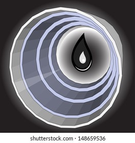 Oil Pipeline abstract background
