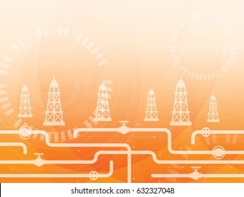 Oil piping background