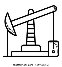 oil plant icon vector