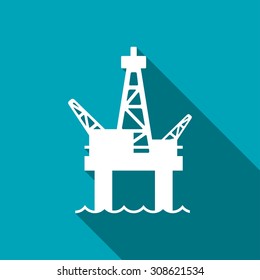 Oil platform icon