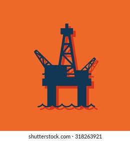 Oil Platform Icon