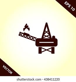 oil platform icon