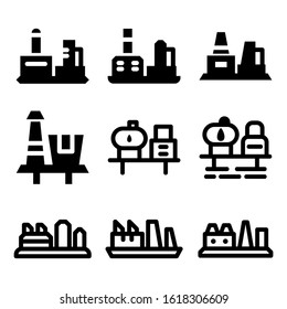oil platform icon isolated sign symbol vector illustration - Collection of high quality black style vector icons
