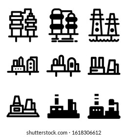 oil platform icon isolated sign symbol vector illustration - Collection of high quality black style vector icons
