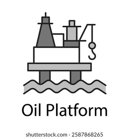 Oil Platform – Offshore Structure for Oil Extraction