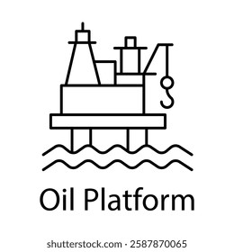 Oil Platform – Offshore Structure for Oil Extraction