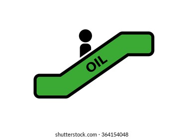 Oil Price Concept. Vector