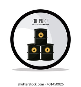 Oil price design , vector illustration