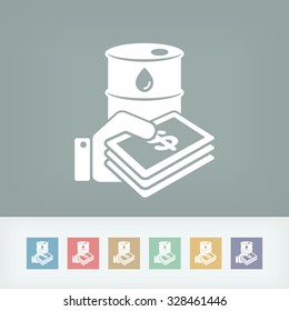 Oil price icon
