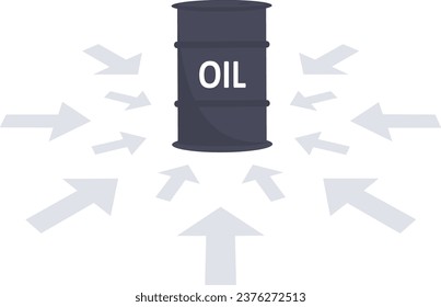 Oil price rising up, crude oil commodity price growth after crisis, high demand or energy or gasoline industry concept

