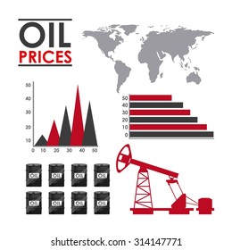 oil prices design, vector illustration eps10 graphic 