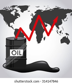 oil prices design, vector illustration eps10 graphic 