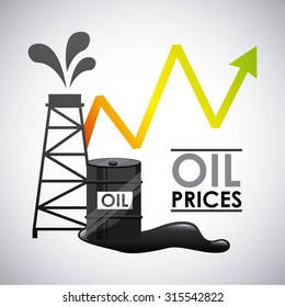 oil prices design, vector illustration eps10 graphic 