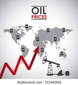 oil prices design, vector illustration eps10 graphic 