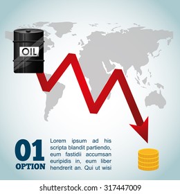 oil prices design, vector illustration eps10 graphic 