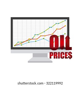 oil prices design, vector illustration eps10 graphic 