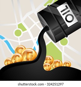 oil prices design, vector illustration eps10 graphic 