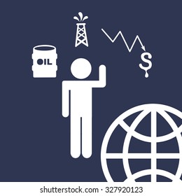 oil prices design, vector illustration eps10 graphic 