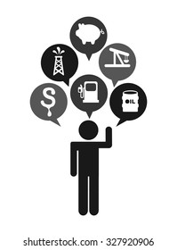 oil prices design, vector illustration eps10 graphic 