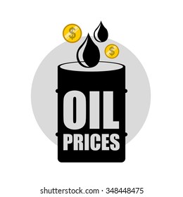 oil prices design, vector illustration eps10 graphic 