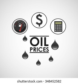 oil prices design, vector illustration eps10 graphic 