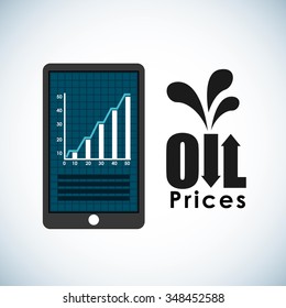 oil prices design, vector illustration eps10 graphic 
