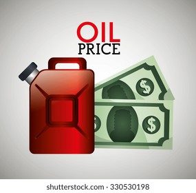 Oil prices infographic design, vector illustration eps10.