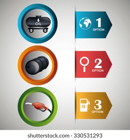 Oil prices infographic design, vector illustration eps10.