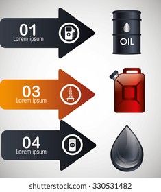Oil prices infographic design, vector illustration eps10.