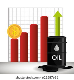 oil prices infographics icon