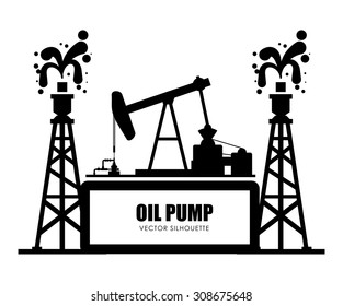 Oil Pump digital design, vector illustration 10 eps graphic