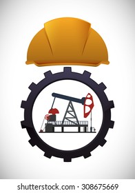 Oil Pump digital design, vector illustration 10 eps graphic