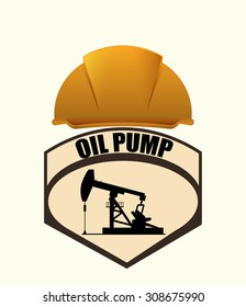 Oil Pump digital design, vector illustration 10 eps graphic