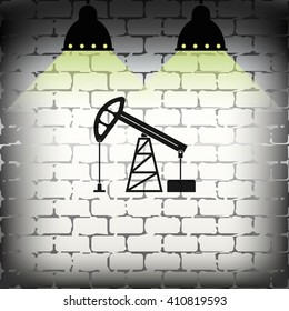 Oil pump icon.