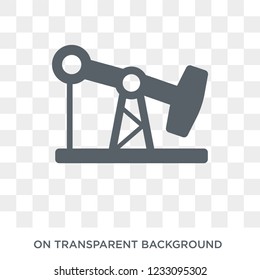 Oil pump icon. Oil pump design concept from Industry collection. Simple element vector illustration on transparent background.