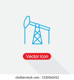 Oil Pump Icon, Oil Pump Logo Vector Illustration Eps10
