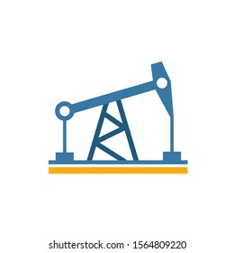Oil Pump icon. Simple flat element from power and energy collection. Creative oil pump icon for templates, software and apps.