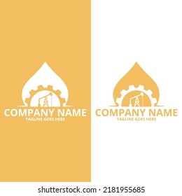 Oil pump Icon Vector. The dig for extraction of minerals. Flat Vector Icon illustration, Emblem design on white background.
