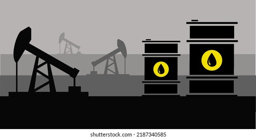 ilustración vectorial del icono de la bomba de aceite