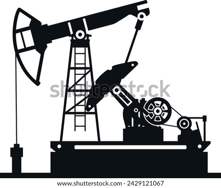 Oil Pump Icon. Vector illustration.