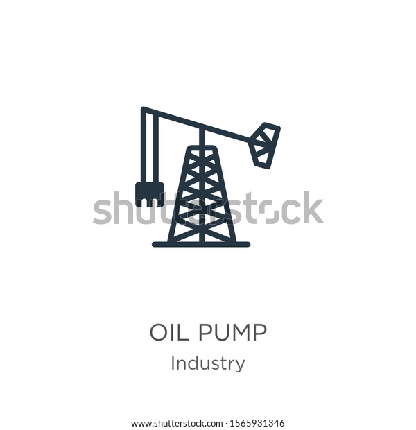 Oil\
pump icon vector. Trendy flat oil pump icon from industry\
collection isolated on white background. Vector illustration can be\
used for web and mobile graphic design, logo,\
eps10