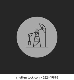 oil pump jack icon